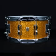 Ludwig 6.5" x 14" Classic Maple Snare Drum, Gold Sparkle