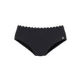 thumbnail image 5 of LASCANA Women's Scalloped Classic Bikini Swimsuit Bottom Contrast Trim, 5 of 6