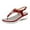 Red, variant on Jsaierl Orthopedic Sandals for Women Casual Summer Close Toe Sandals Comfortable Arch Support Sandals Fashionable Beach Sandal Size 6.5