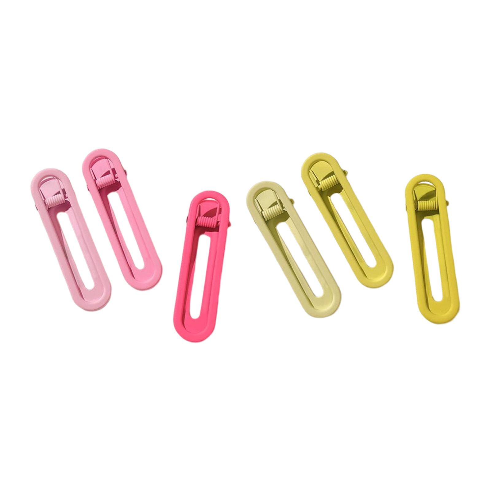 6x Alligator Hair Barrettes, Hair Clips Small Styling Decorative