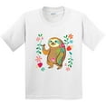 thumbnail image 3 of Inktastic Sloth Cute for Girls Youth T-Shirt, 3 of 5