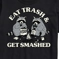 thumbnail image 3 of Instant Message - Eat Trash Get Smashed - Men's Short Sleeve Graphic T-Shirt, 3 of 6