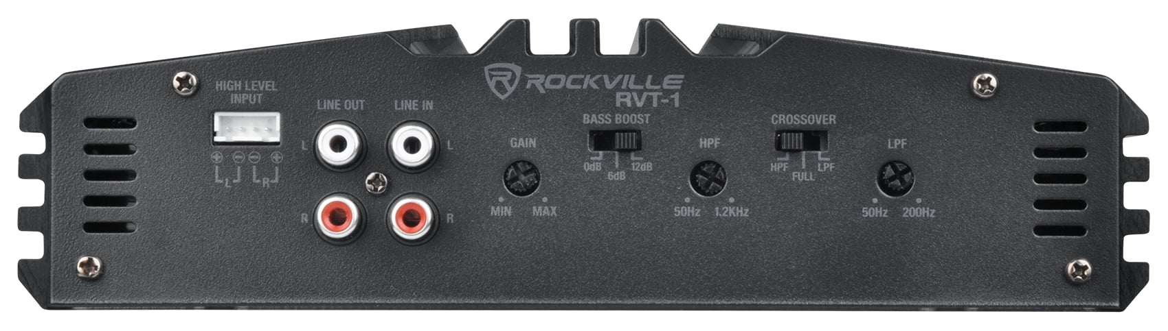 Rockville RVT-1 1000w Peak/250w RMS 2 Channel Car Amplifier+Amp Wire Kit