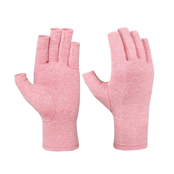 Equipo de protección de rehabilitación Guantes de compresión Dolor Dolor en las articulaciones Alivio Dedos abiertos Mujeres Hombres Terapia Invierno JShteea El nuevo