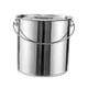 thumbnail image 3 of Olla de acero inoxidable, cubo de almacenamiento de agua para hervir, escurrir, cocinar a fuego lento, enlatar. 2 litros, 3 of 9