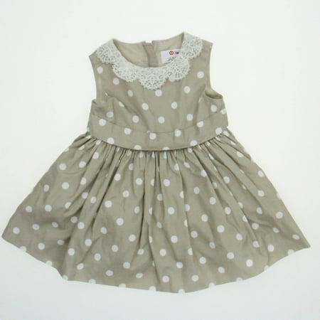 

Pre-owned Jason Wu for Target Girls Tan | White Dress size: 18 Months