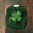 thumbnail image 3 of Camisetas de Manga Larga de Verano para las Mujeres St Patricks Día Impreso Cuello Redondo Blusa Suelta, Ligera Camiseta Casual para el Uso Diario, 3 of 3