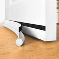 thumbnail image 1 of Door Draft Stopper Bottom Single Side Door Draft Shield, 37 Inch Cutable Under Door Draft Shield Insulator Door Seal Weather Stripping Interior/Front Door Acoustic, White, 1 of 4