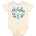 thumbnail image 3 of Inktastic My Meemaw Loves Me with Flowers and Hearts Boys or Girls Baby Bodysuit, 3 of 5