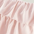 thumbnail image 6 of 68"X90" Blush Ruffled Comforter Set - Twin/Twin Xl 4-Piece Microfiber Bedding with Decorative Pillows, 6 of 13