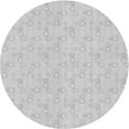 thumbnail image 1 of Ahgly Company Machine Washable Indoor Round Transitional Platinum Gray Area Rugs, 6' Round, 1 of 7
