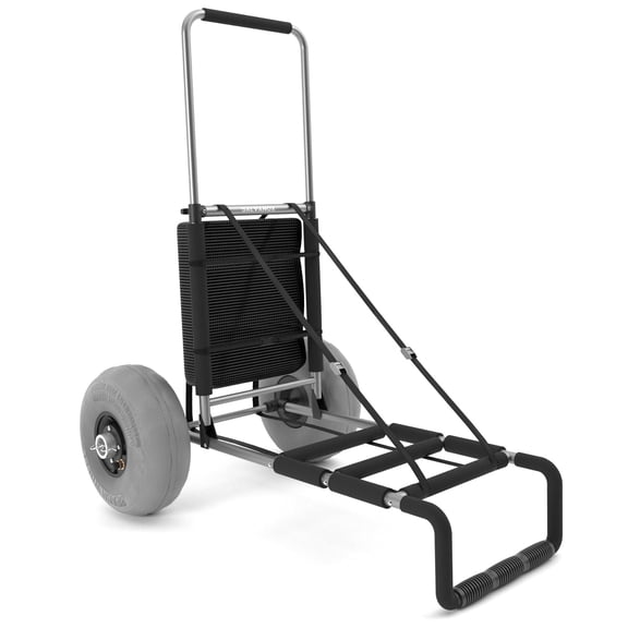 PoolSense Beach Wagon with Big Wheels for Sand, Collapsible Heavy Duty Beach Cart