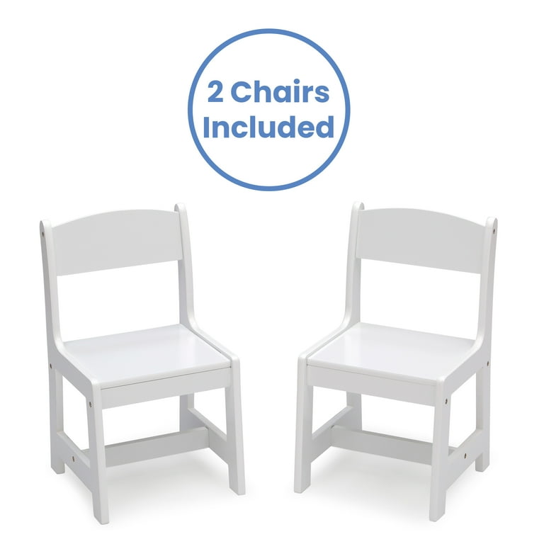 Delta Children MySize Wood Play Table and Chair Set (2 Chairs