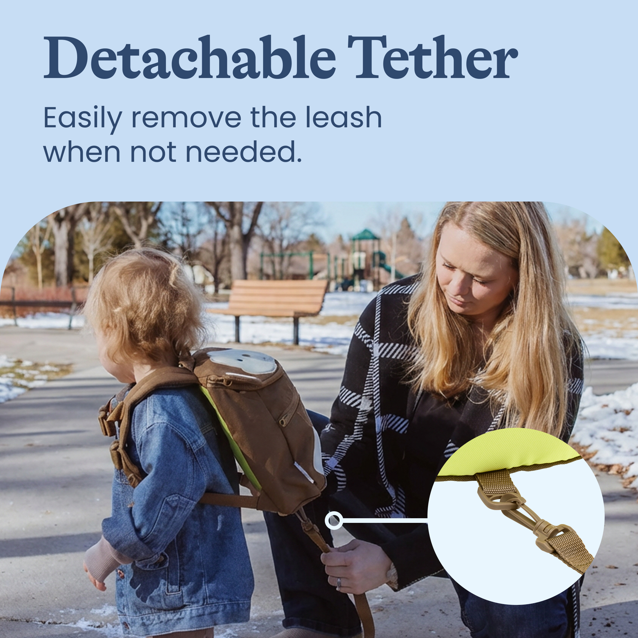 GoldBug Safety Harness Backpack with Removable Tether, Monkey photo 4