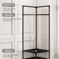 thumbnail image 3 of Rack Metalico Perchero Organizador Belug Blanco, 3 of 4