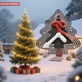 thumbnail image 3 of Metal Hanging Christmas Tree Wind Spinner - Festive Garden Decoration with Candy White Candy Design Perfect for Holiday Cheer, 3 of 7