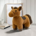 thumbnail image 6 of geerera 9-Inch Horse Plush Toy, Realistic Farm Animal Stuffed Horse, Soft Stuffed Animal, for Easter Gift, Birthday Present, 6 of 6