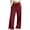 Red, variant on Delayuji Petite Sweatpants for Women Summer Leisure Fashion Lacing Solid Color Waist Waist Wide Leg Casual Pants Fleece Lined Pants Women Blue L