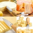 thumbnail image 4 of Cuchillo para Queso, Pala de Acero Inoxidable, Herramienta para Queso, Cubiertos, Juego de Cuchillos para Queso, Caja de Regalo, Herramienta de Cocina, Color Negro, 4 of 5