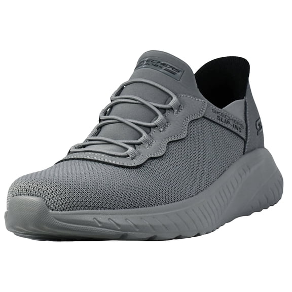 Skechers Men's Slip-On Sneakers, Hands Free Shoes, Bobs Squad Chaos-Daily Hype, Comfortable & Easy to Wear