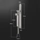 thumbnail image 3 of Tope de puerta de goma blanda de alta resistencia, soporte de puerta de aleación de zinc, tope de puerta accionado con pie con accesorios de tornillo, 3 of 5