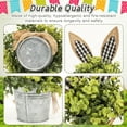 thumbnail image 3 of Boreal Craft Bohemian Rabbit Ear Handwoven | Natural Rattan Easter & Home Heart Shaped for Cooking Tall Flower Stand Centerpiece Glass Flower Bulk Flower Pot Pendant Light Potted Succulents Set Garden, 3 of 6