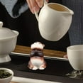 thumbnail image 3 of DOLITY Small Otter Tea Pet Crafts Clay Mini Otter Sculpture for Bathroom Shelf Cafe, 3 of 9