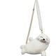 thumbnail image 5 of Bolsa de peluche con sello, para teléfono móvil, ideal para citas, fiestas al libre, vacaciones y compras. Blanco, 5 of 5