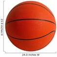 thumbnail image 2 of Wallmonkeys Basket and Basketball the World Favorite Sports Isolated Peel and Stick Wall Decals WM56664 (24 in W x 24 in H), 2 of 4