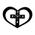 thumbnail image 1 of Reloj de pared para colgar en pared, silencioso, sencillo, para decoración del hogar, moderno, decorativo, con forma de corazón, para aula, 30 cm x 218 cm, 1 of 7