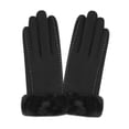 thumbnail image 2 of CEHVOM Winter Female Warm Cute Mittens Double Thicken Full Finger Wrist TouchScreen Driving Gloves, 2 of 4