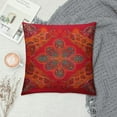 thumbnail image 2 of Nawypu  Throw Pillow Cover Red Paisley Floral Mandala Retro Ethnic Series Medallion Bohemian Boho Style Decor Lumbar Pillow Case Cushion for Sofa Couch Bed Standard Queen Size, 2 of 5