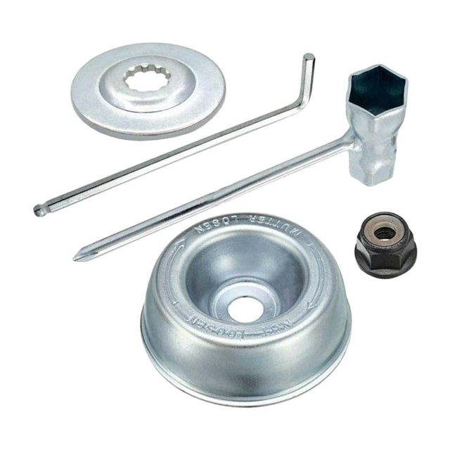 Kit de fijación de adaptador de cuchilla para de jardinería licencia de guía para cuerda