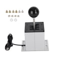 thumbnail image 4 of 6+R USB Simulator H Gear shifter for Logitech G29 G920 Steering Wheel PC White, 4 of 12