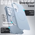 thumbnail image 3 of JETech Magnetic Case for Samsung Galaxy S26 Ultra, Dual-Layer Heavy Duty Shockproof Cover (Omphalodes), 3 of 7