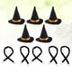 thumbnail image 3 of 10 piezas mini sombreros de bruja para decoraciones de Halloween, 3 of 3