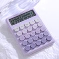 thumbnail image 2 of Calculadora de escritorio Pantalla LCD grande de 12 dígitos Botón redondo grande, 2 of 8