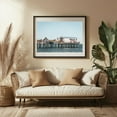 thumbnail image 3 of Old Orchard Beach Pier 03 - Old Orchard Beach Maine Photography Black Framed Wall Art Print 20 x 30 inches, 3 of 4