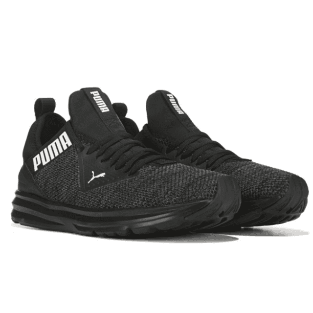 Puma Men's Enzo Beta Woven Running Shoe In Black, 10