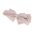 thumbnail image 5 of Unique Bargains 1 Pc Grace Bow Ribbon French Barrette Hair Clips for Home Pink, 5 of 5