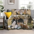 thumbnail image 4 of Custom Blanket with Photo Personalized Picture Text Blanket Customized Sofa Throw Blanket Personalized cobijas Funny Gifts for Valentines,Boyfriend,Dad,Mom,Friends,New Year,Birthday, 4 of 6