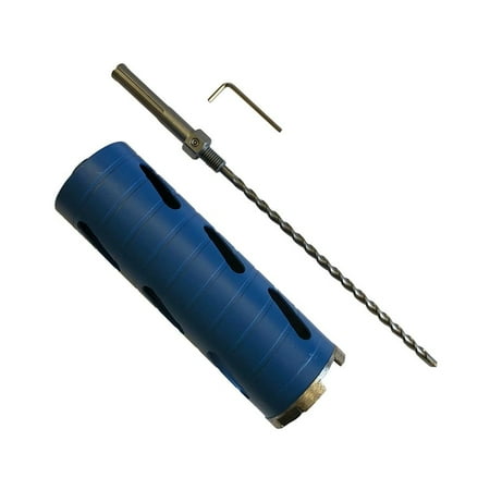

3 Dry Diamond Core Bits for Brick and Block with Pilot Bit 1/2 Shank Arbor