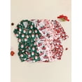 Christmas Pajamas Toddler Baby Girl Santa Claus Pajamas Long Sleeve