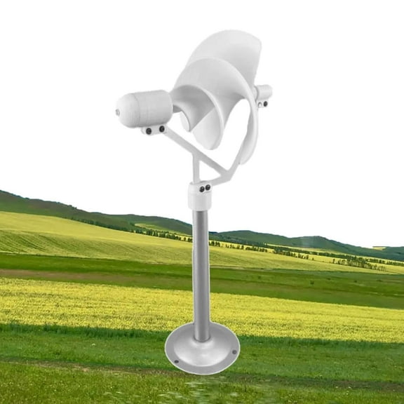 Archimedes Wind Turbine, Archimedes Liam F1 Wind Turbine, Spiral Wind Turbine Model, Home Wind Turbine System, Wind Turbine to Generate Electricity, Small Wind Turbine for Home, Farm (White)