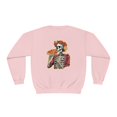 thumbnail image 3 of Dia de los Muertos Skeleton Enjoying Pizza - Unisex Sweatshirt, 3 of 4