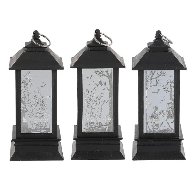 Linterna de plástico YONGSHENG para Halloween 3 uds colores surtidos