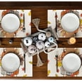 thumbnail image 4 of Hello Fall Placemats Set of 4 12x18h Seasonal Autumn Table Mats for Party Kitchen Dining ration, 4 of 6