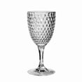 thumbnail image 1 of Acrylic Diamond Cut Wine Glass - Clear 12 oz. Set of 4, 1 of 5