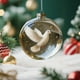 thumbnail image 4 of Herunwer Winter Birds Christmas Glass Bauble Collection, Nature’s Birds Crystal Glass Ornament, Cute Hummingbird Christmas Tree Ornaments, 4 of 6