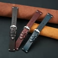 thumbnail image 3 of Wristwatch Bands Retro Oil Wax Skin Color Changing Cow Leather Watch Strap Smart Quick Release Leather Strap Watch Accessories 18/20/22Mm, 3 of 11